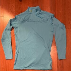 Under Armour Aqua Blue Turtleneck Shirt